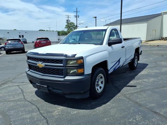 2014 Chevrolet Silverado 1500 Work Truck in Summit White — front three-quarter view