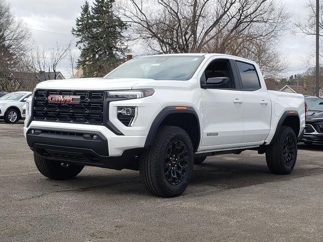 2026 GMC Canyon Elevation in Summit White — front three-quarter view