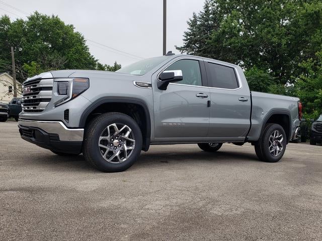 2026 GMC Sierra 1500 SLE in Sterling Metallic — front three-quarter view