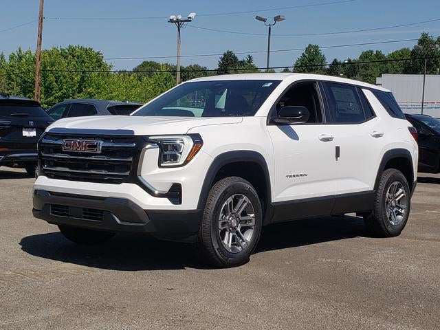 2026 GMC Terrain Elevation in Summit White — front three-quarter view