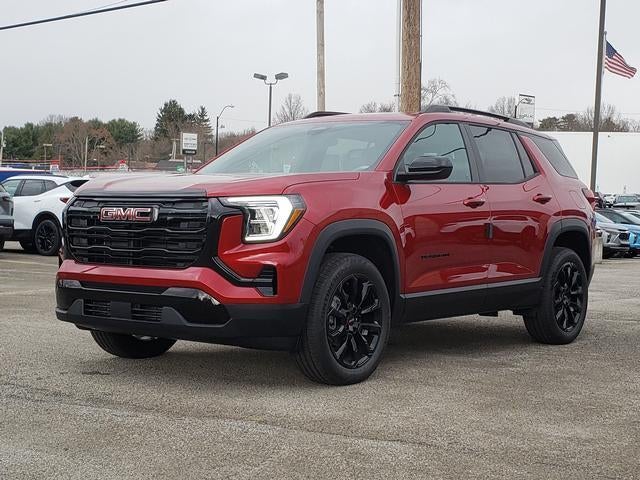 2026 GMC Terrain Elevation in Volcanic Red Tintcoat — front three-quarter view