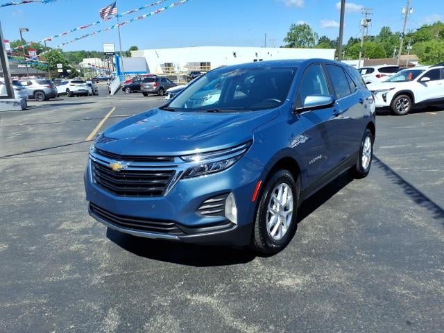 2024 Chevrolet Equinox LT in Lakeshore Blue Metallic — front three-quarter view