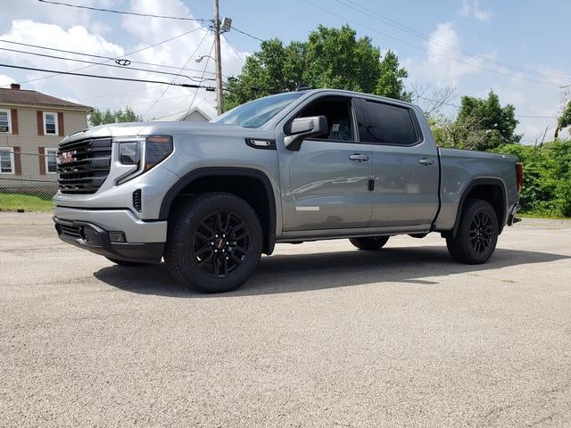 2026 GMC Sierra 1500 Elevation in Sterling Metallic — front three-quarter view