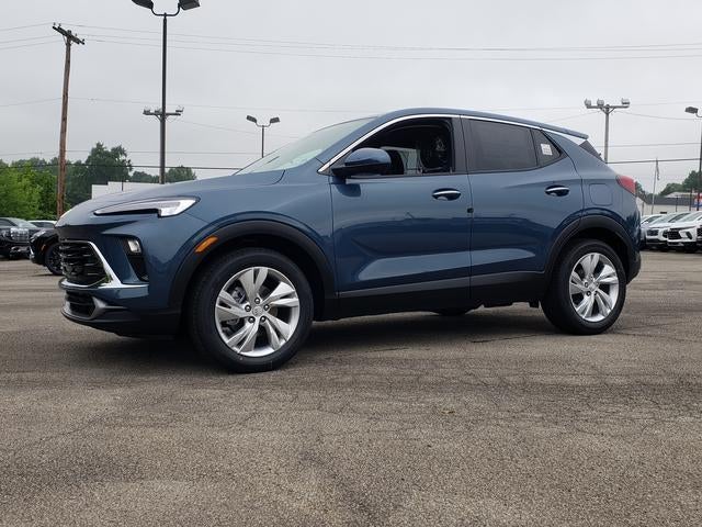 2026 Buick Encore GX Preferred in Ocean Blue Metallic — front three-quarter view