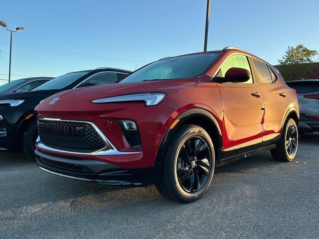 2026 Buick Encore GX Sport Touring in Brilliant Red — front three-quarter view