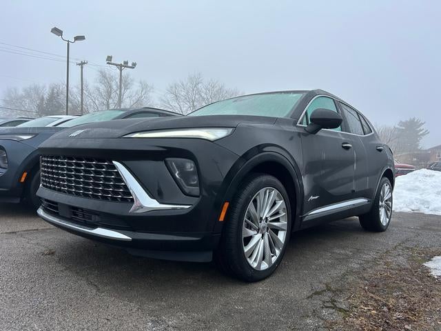 2026 Buick Envision Avenir in Ebony Twilight Metallic — front three-quarter view