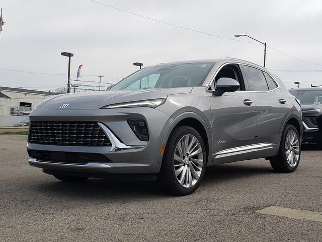 2026 Buick Envision Avenir in Moonstone Gray Metallic — front three-quarter view