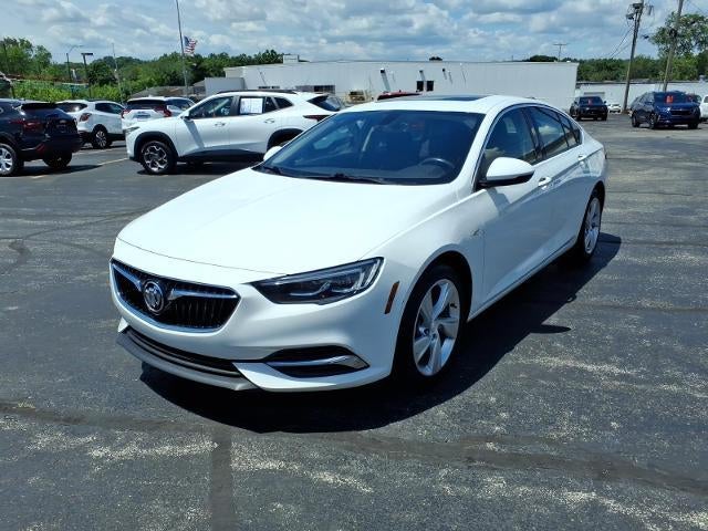 2018 Buick Regal Sportback Preferred in Summit White — front three-quarter view